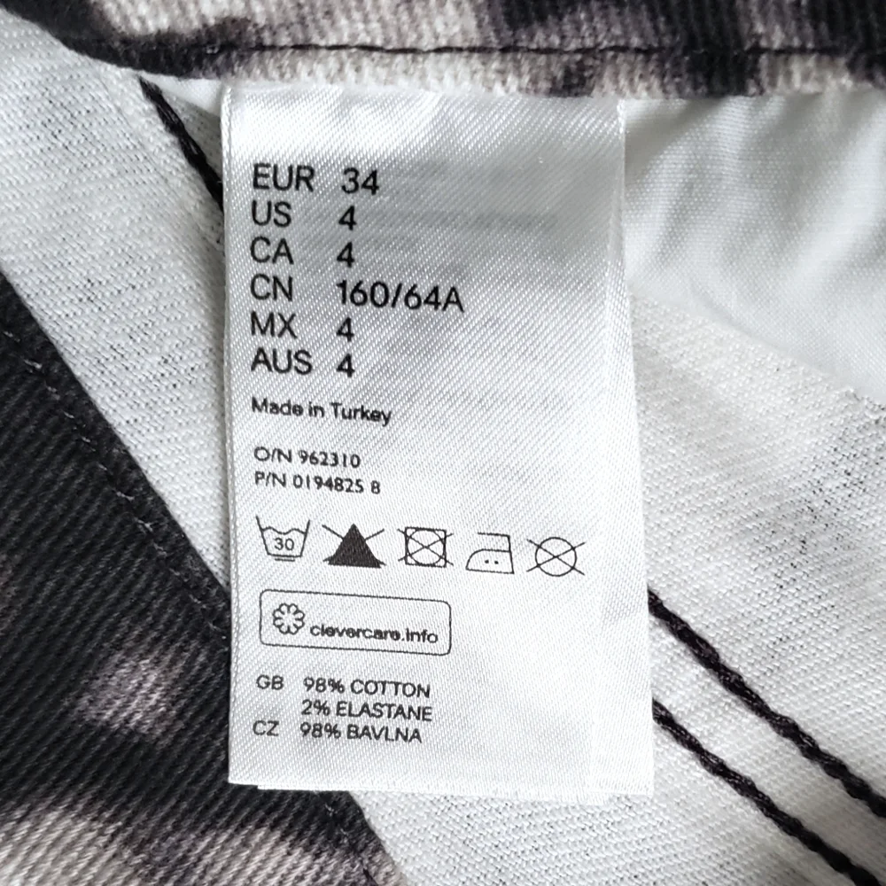 ISABEL Marant x H&M Skinny Moto Jeans Tie Dye NWOT - Picture 10 of 11
